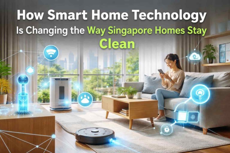 How Smart Home Technology Is Changing the Way Singapore Homes Stay Clean